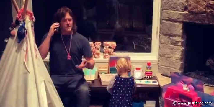 Diane Kruger Shares Adorable Video of Norman Reedus Singing With Their Daughter on Thanksgiving