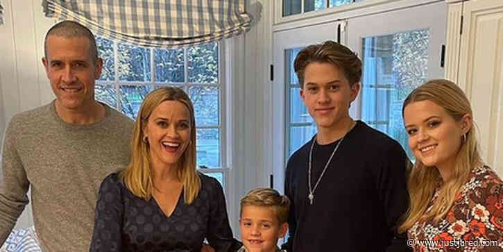 Reese Witherspoon Shares a Sweet Family Photo on Thanksgiving