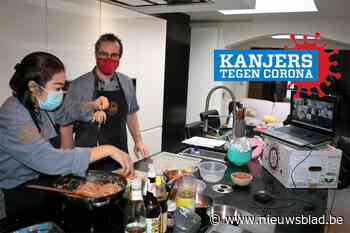 Nokkie en Glenn leren voortaan Thais koken via de laptop: “Ook koken vanop afstand is gezellig”
