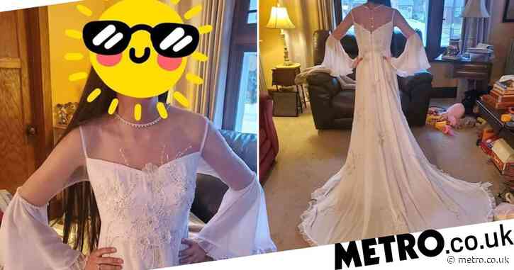 Woman loves bargain wedding dress so much, she buys it despite not being engaged
