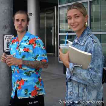 Hailey Bieber models Justin Bieber's Drew House streetwear in at-home shoot