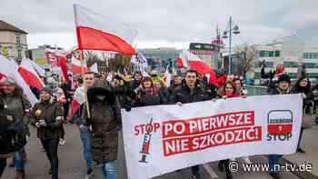 Mobilisierung über Landesgrenzen: "Querdenker"- Demo mit Zulauf aus Polen