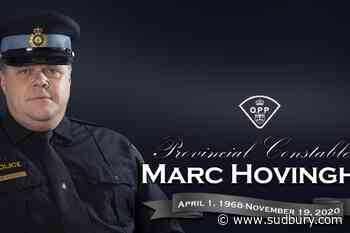 LIVE: Provincial Constable Marc Hovingh will be laid to rest today