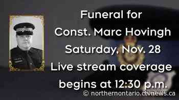 Ontario Provincial Police Const. Marc Hovingh to be laid to rest Saturday