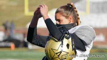 Vanderbilt kicker Sarah Fuller makes history as first woman to play in a Power Five college football game