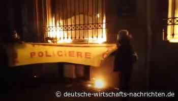 Demonstranten zünden Frankreichs Zentralbank an