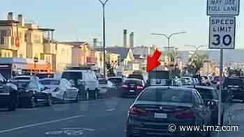 Two MAGA Vehicles Involved in Hermosa Beach Road Rage Crash, Car Flips
