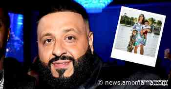 DJ Khaled Proudly Posts a Photo of His Wife & Their 2 Sons on the Beach in Colorful Outfits - AmoMama