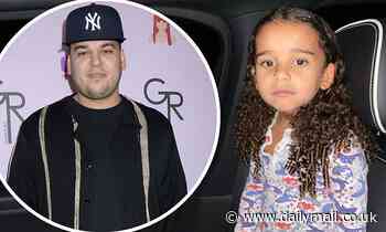 Rob Kardashian is doting dad as he admits he's 'thankful every day' for daughter Dream in cute snap