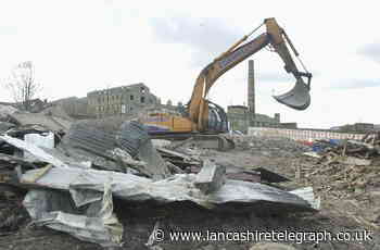 Bulldozers moved in to spell end of Burnley's Clock Tower Mill