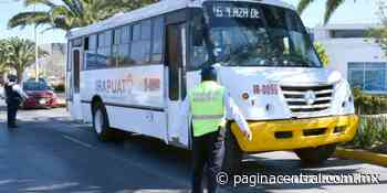 Último domingo de suspensión del transporte público en Irapuato - Página Central
