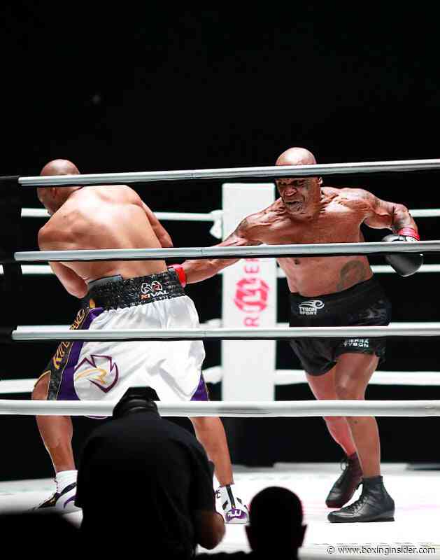 Roy Jones Jr. And Mike Tyson Battle To A Draw But Tyson Eye’s Rematch: “We Gotta Do This Again”