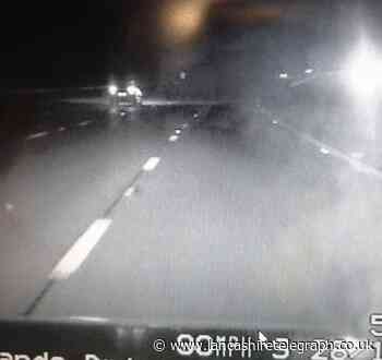 Speeding 90mph driver pulled over by police on motorway