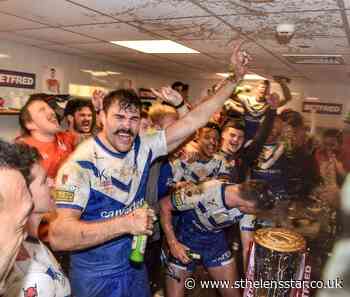 Woolf gets a soaking in St Helens Grand Final winning dressing room - St Helens Star