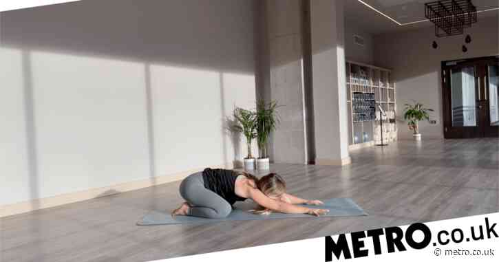 Let go of stress and work from home tension with this quick yoga workout