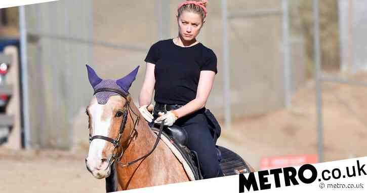 Amber Heard goes horse-riding as petition for her removal from Aquaman 2 reaches 1.5 million signatures