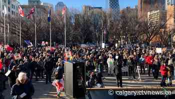 'Walk for Freedom' rallies throughout Alberta protest pandemic health measures