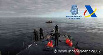 Spanish police seize two tonnes of drugs after high-speed boat chase