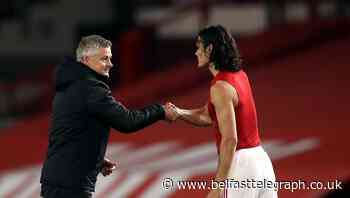 Ole Gunnar Solskjaer praises ‘top-class’ Edinson Cavani after United beat Saints