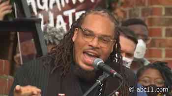 'We're coming in peace': Rev. Gregory Drumwright protests in Alamance County nearly one month after pepper spray incident with Graham police