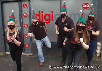 Bolton firm take part in virtual elf run for Lagan's Foundation - The Bolton News