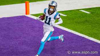 Panthers' Teddy Bridgewater throws 41-yard TD to Robby Anderson in return to Minnesota