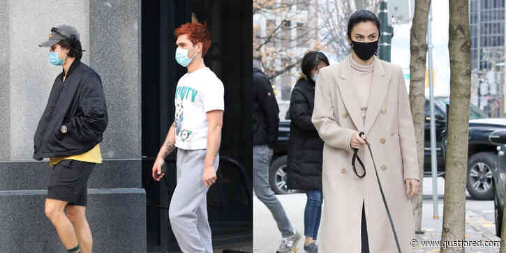 KJ Apa, Charles Melton & Camila Mendes Take a Day Off From Filming 'Riverdale'