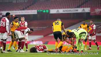 Raul Jimenez head injury overshadows Wolves win at Arsenal
