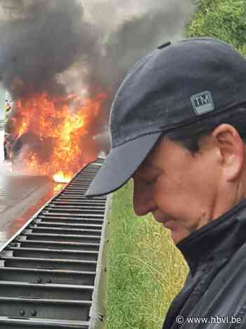 Trip naar Normandië eindigt met uitgebrande auto in Lummen - Het Belang van Limburg