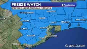 Houston weather: A sloppy Saturday Night across Southeast Texas - KTRK-TV