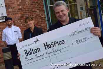 University of Bolton serve up £700 to Bolton Hospice