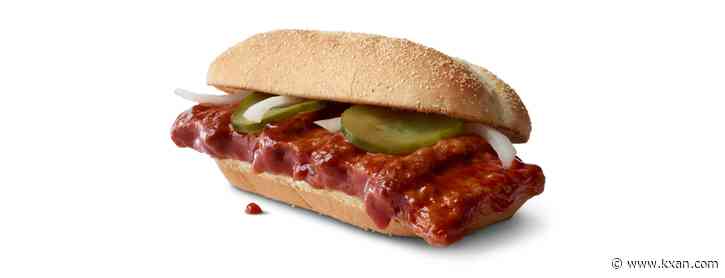 McRib returns this week: McDonald’s fan-fave back for 1st time in 8 years