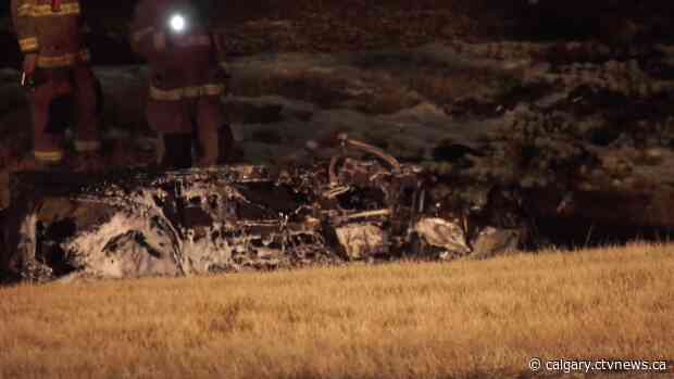 Driver in critical condition after being thrown from car in fiery northeast crash