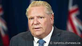 Ontario premier makes announcement in Vaughan, Ont. Monday
