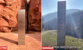 Mysterious monolith appears in ROMANIA after Utah one vanishes