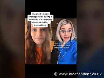 Nurse suspended after TikTok video mocking Covid-19 mask rules goes viral
