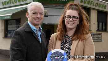 Family of tragic actress Julie Maxwell gift four defibrillators to Belfast venues
