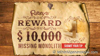 Ripley's Offering $10000 Reward For The Missing Utah Monolith - Lethbridge News Now