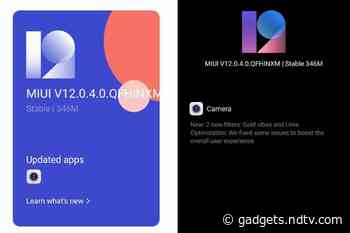 Redmi Note 7 Pro MIUI 12 Update With New Camera Filters Rolling Out in India, Users Report