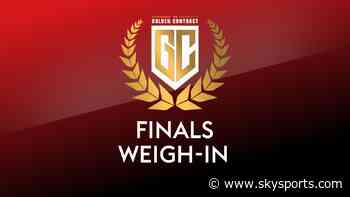 LIVE STREAM: The Golden Contract weigh-in