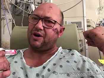Hiker rescued after being trapped under boulder for nine hours