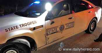 State police: Naperville woman crashed into patrol car late Sunday night
