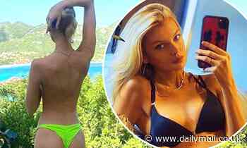 Stella Maxwell displays her stunning figure in a topless social media snap 