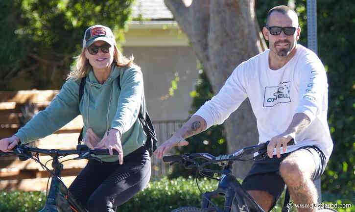 Robin Wright Spotted On a Bike Ride with Hunky Husband Clement Giraudet