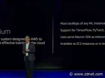 AWS' custom chip family expands, launches Trainium for machine learning models