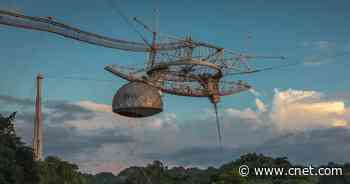 Famed Arecibo Observatory suffers more damage as 900-ton platform falls     - CNET