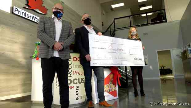 Brenda Strafford Foundation welcomes post-flood, pre-Christmas donation