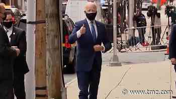 Joe Biden Steps Out in Protective Boot After Breaking Foot