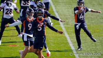 Broncos QBs Lock, Rypien, Bortles to return Wed.