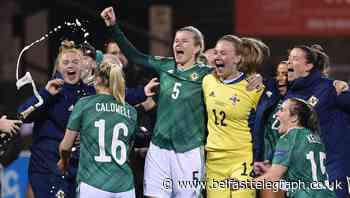 Who will Northern Ireland play in Women's Euro 2022 play-offs and when are they set to take place?